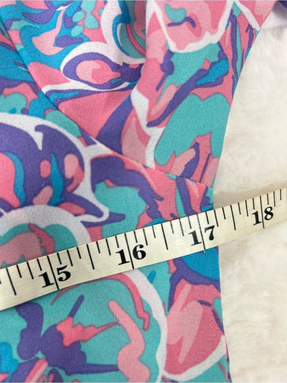 Simply Southern Pink Blue Tropical Tiered Maxi Dress NWT Small - Picture 6 of 6
